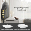 Luxury and Functionality Combined: Adjustable Velvet Full Bed Frame with Headboard