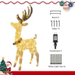 Reindeer Christmas Decorations 48 Inch Outdoor Deer Lights with 70 Warm White LED Lights Waterproof Plug in for Indoor