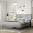 Classic Style Upholstered Bed Frame