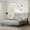 Classic Style Upholstered Bed Frame