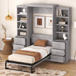 Murphy Bed with Storage and Folding Design