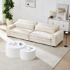 Medieval Sofa Sofa Modern Fabric Sofa For Living Room, Bedroom, Apartment, Home Office Beige