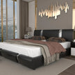 Adjustable Headboard Bed Frame: A Fusion of Modern Sophistication and Comfort - Gleaming House