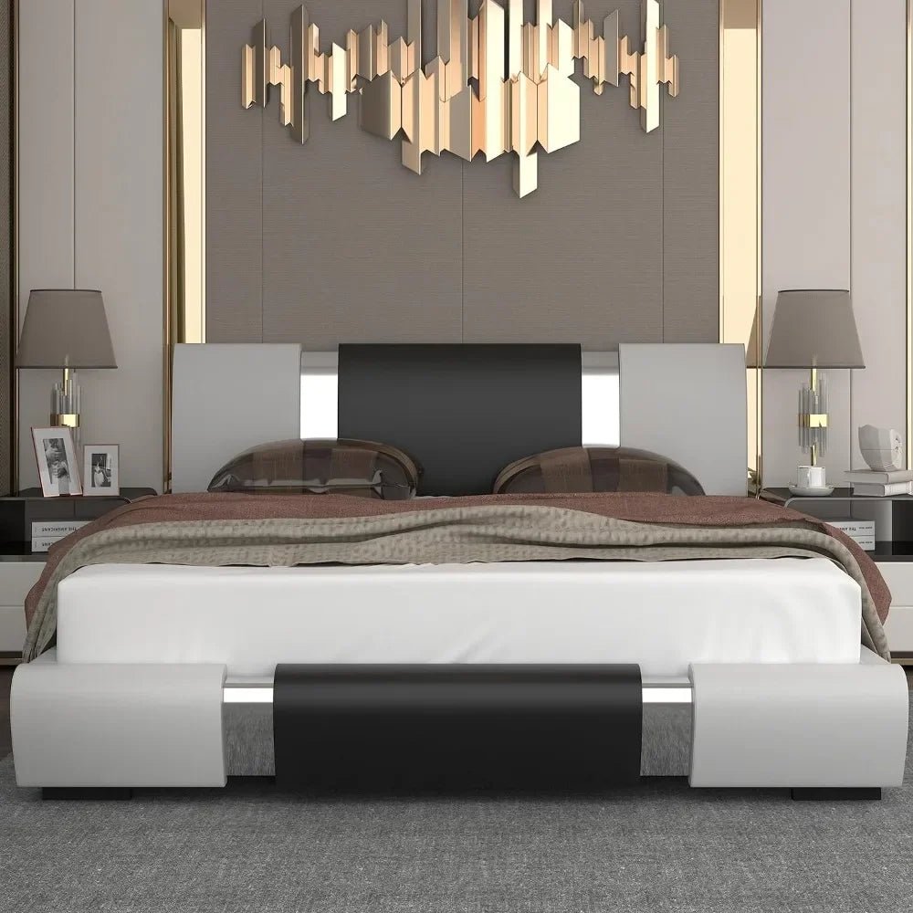 Adjustable Headboard Bed Frame: A Fusion of Modern Sophistication and Comfort - Gleaming House