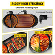 BBQ Grill & Hot Pot with Temp Control - Gleaming House