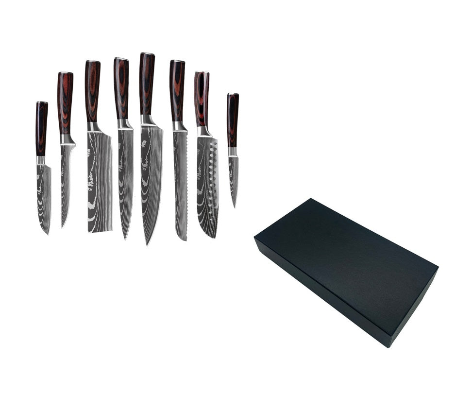 6 Piece Set 8 Piece Set 10 Piece Set Knife Chef's Knife Chef's Knife Kitchen Knife Cooking