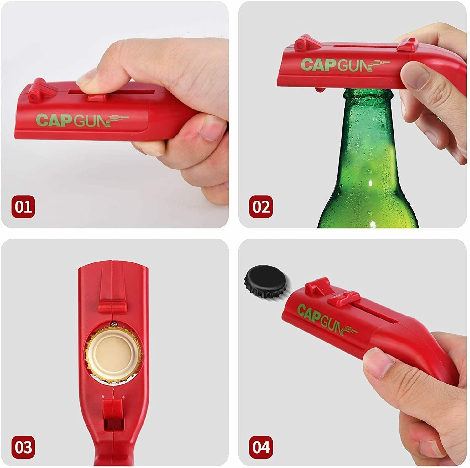 Cap Gun Bottle Opener - Gleaming House