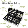 Cuisinart 20 - Piece Deluxe Grill Set - Gleaming House