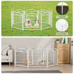 Dog Playpen Indoor 24 Inch 8 Panel Metal Dog Playpen