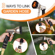 Home Fashion Simple 9 Function Garden Hose Spray Gun