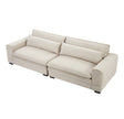 Medieval Sofa Sofa Modern Fabric Sofa For Living Room, Bedroom, Apartment, Home Office Beige