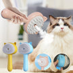 Rechargeable Multi-Purpose Pet Grooming Brush with Steam Technology