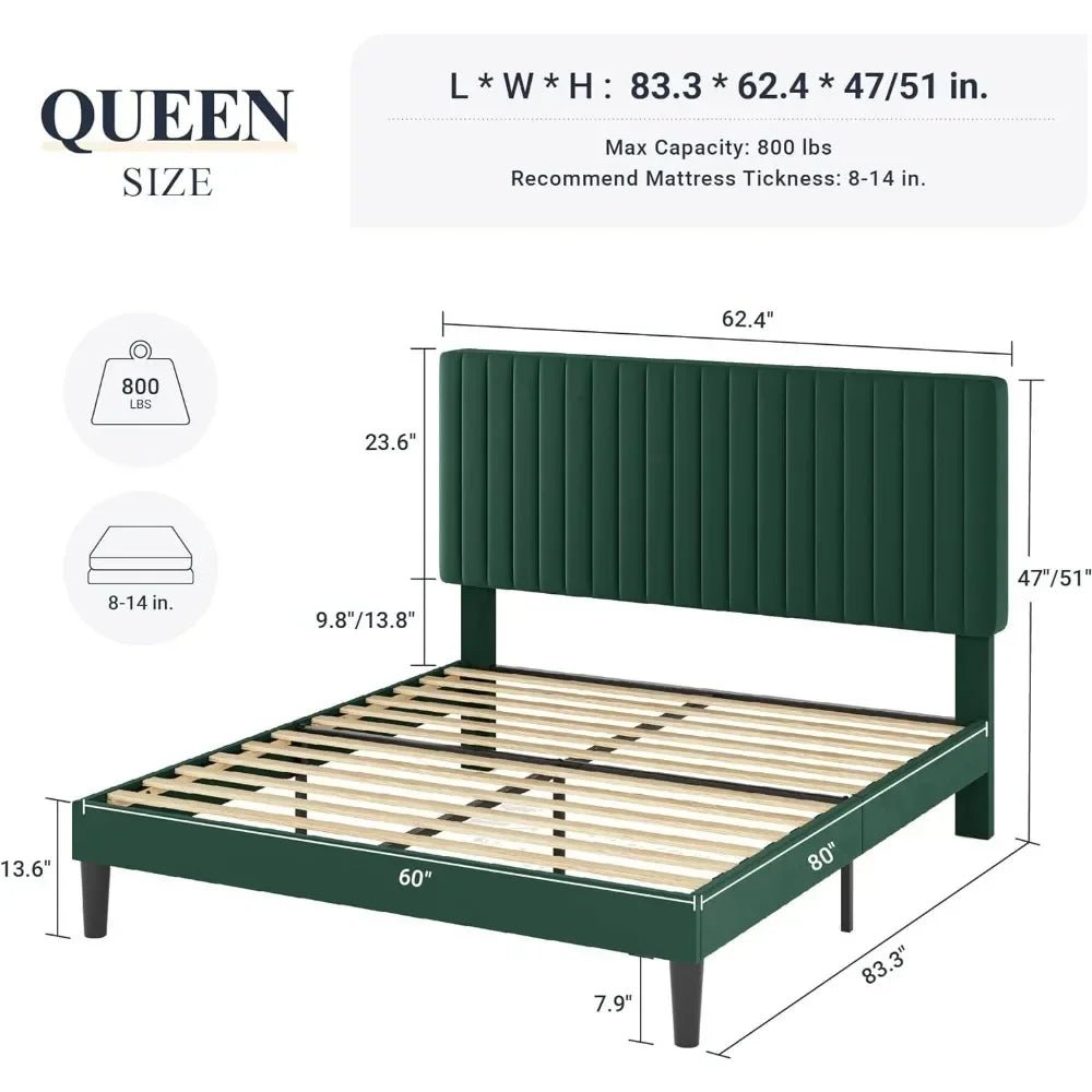 Elegant and Functional Bed Frame - Gleaming House