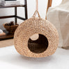 Weaving Rattan Circular Cat Bed