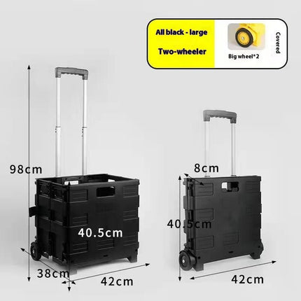 Foldable Trolley Box - Gleaming House