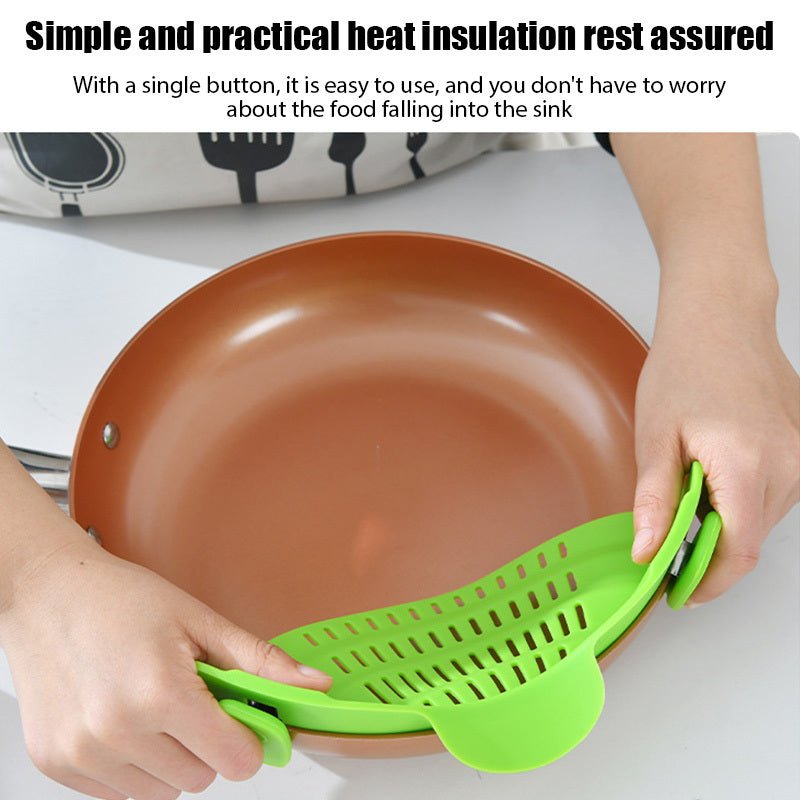 Folding Silicone Colander - Gleaming House