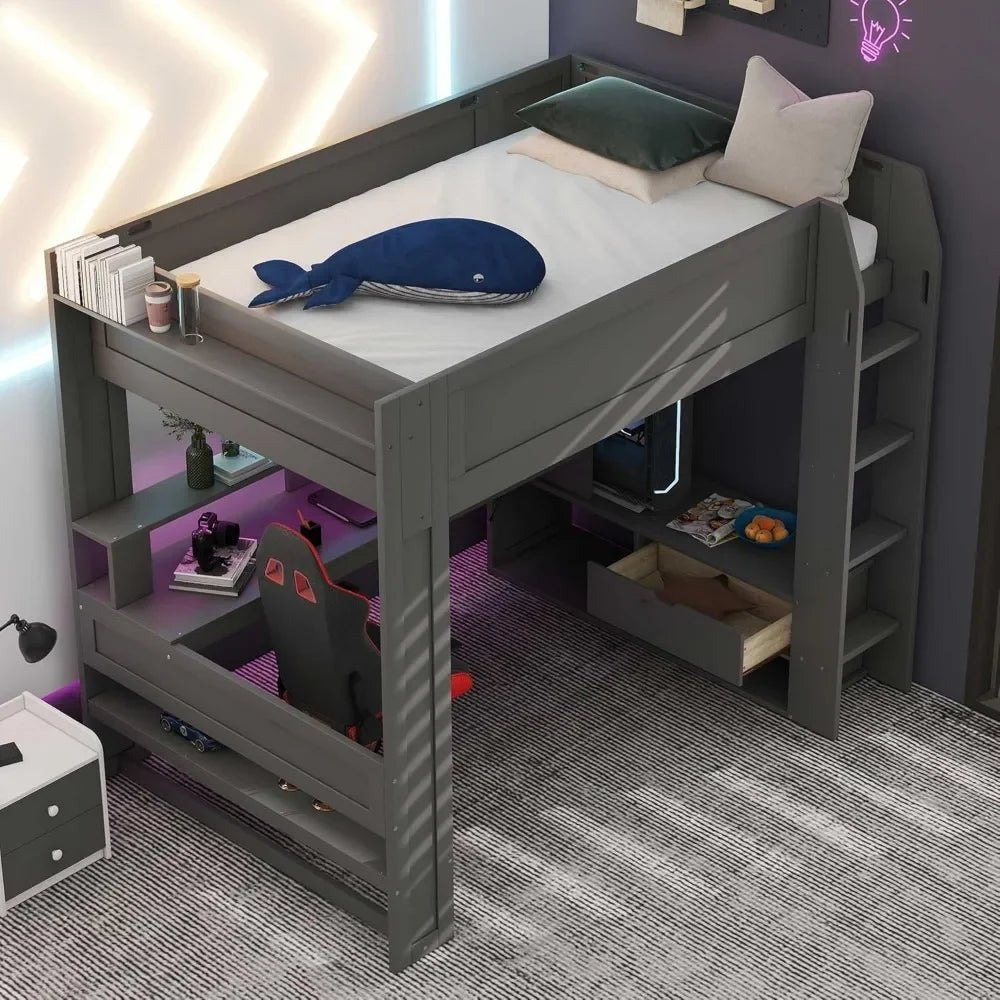 Gaming Loft Bed - Gleaming House