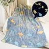 Glow in the Dark Unicorn Blanket – Magical Comfort for Girls - Gleaming House