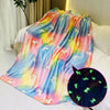 Glow in the Dark Unicorn Blanket – Magical Comfort for Girls - Gleaming House