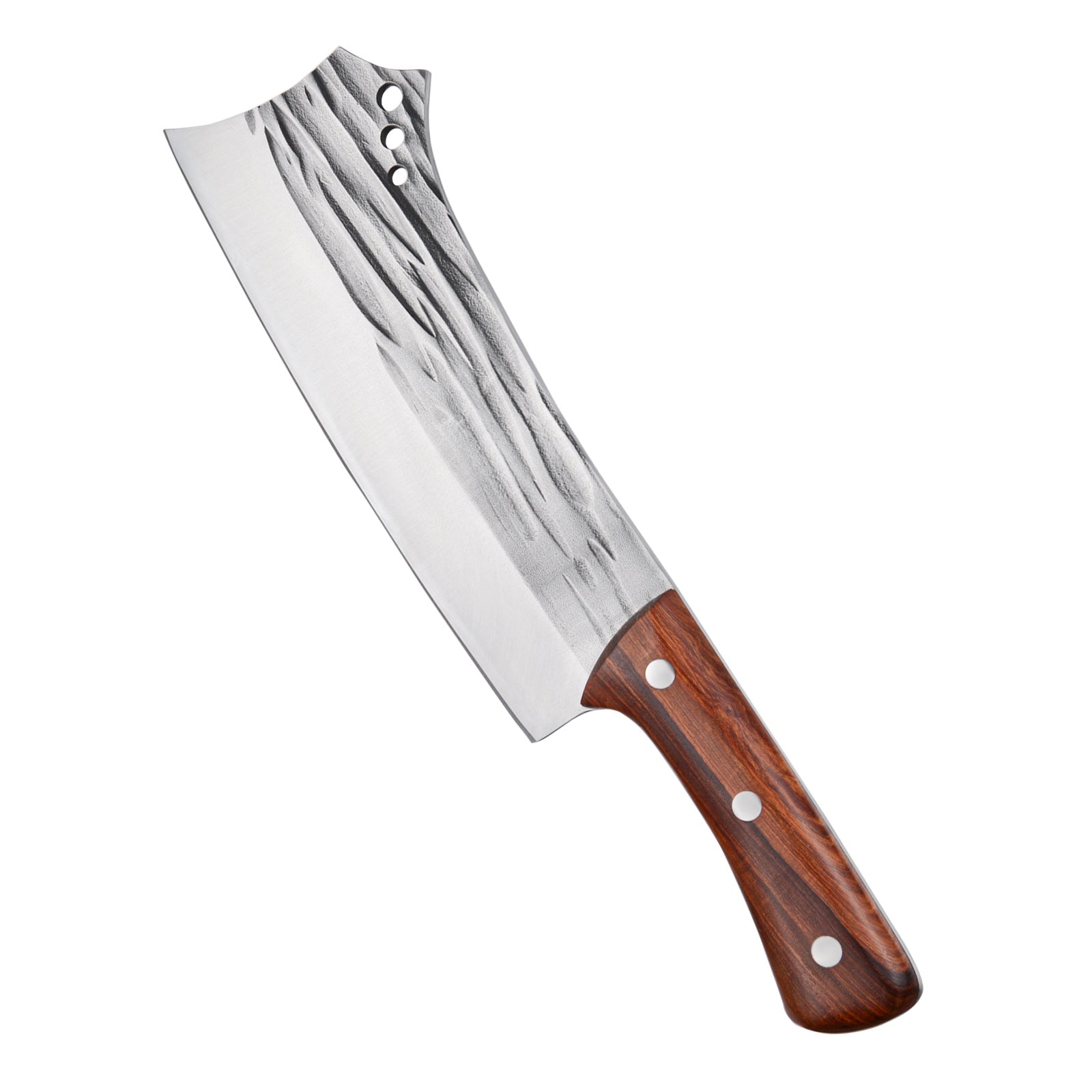 High Carbon Steel Bone Cutter – 8.5 - Inch Butcher Knife with Ergonomic Rosewood Handle - Gleaming House