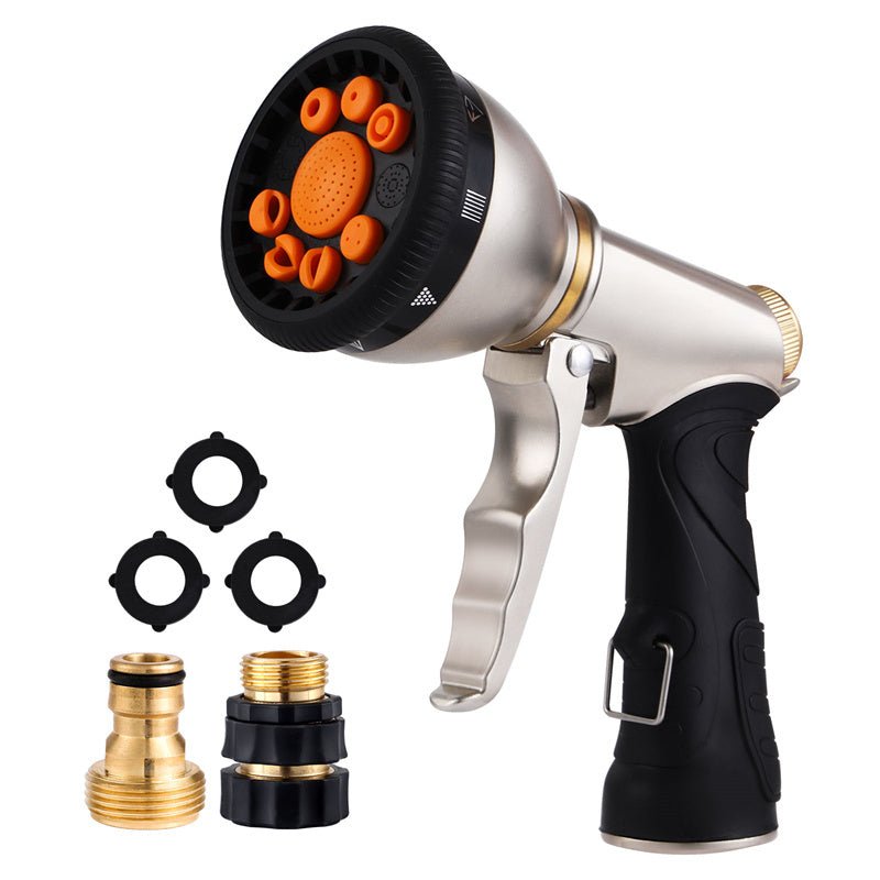 Home Fashion Simple 9 Function Garden Hose Spray Gun - Gleaming House