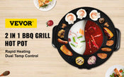 2-in-1 Electric Hot Pot Grill